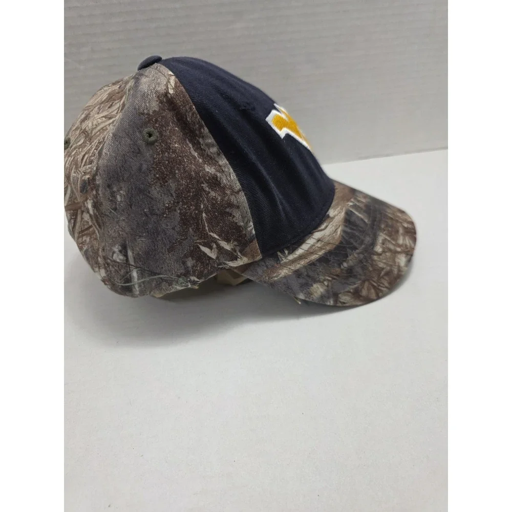 West Virginia WVU Mountaineers Camo Hat Cap Realtree Collegiate Adjustable